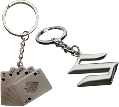 

Alexus Card And Suzuki Key Chain(Silver)