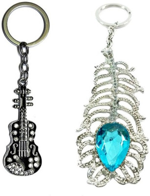 

Alexus Guitar And Oh My God Key Chain(Silver)