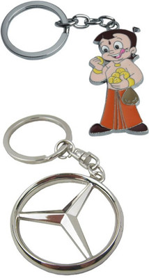 

Alexus Chotabheem And Mercedes Key Chain(Silver)