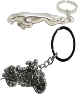 

Alexus Jaguar And Bike Key Chain(Silver)