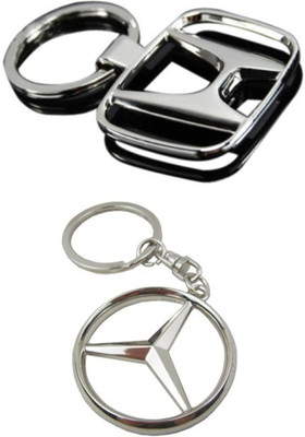 

Alexus Honda And Mercedes Key Chain(Silver)