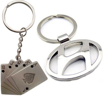

Alexus Card And Hyundai Key Chain(Silver)
