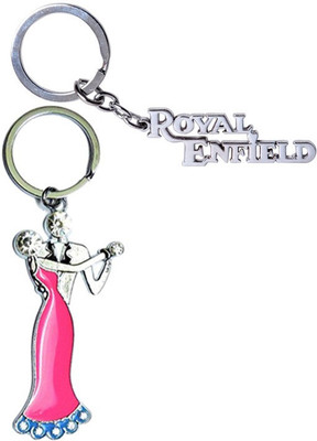 

Alexus Couple A And Papa Key Chain(Silver)