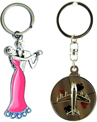 

Alexus Couple A And Couple Key Chain(Silver)