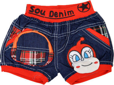 

Crux & Hunter Short For Boys Casual Printed Cotton(Multicolor, Pack of 1, Blue