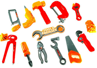 

HALO NATION Engineering Tool Kit, Set Of 14 Tools Types for Kids(Red)