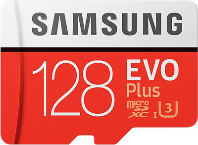 Samsung EVO Plus 128 GB MicroSDXC UHS Class 3 100 MB/s  Memory Card