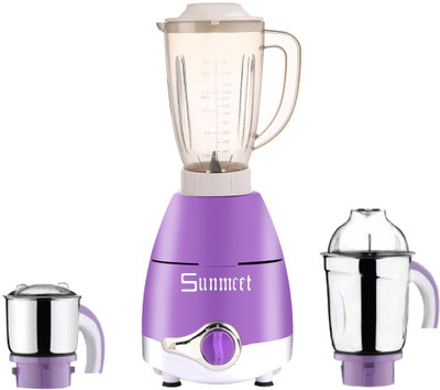 

Sunmeet ABS Plastic LPMA17_344 1000 W Juicer Mixer Grinder(Lavender, 2 Jars)
