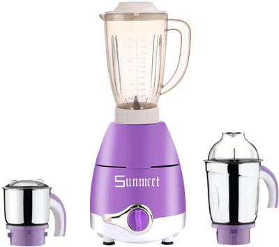 

Sunmeet ABS Plastic LPMA17_345 1000 W Juicer Mixer Grinder(Lavender, 3 Jars)