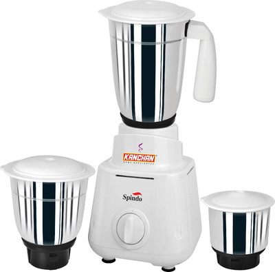 

Kanchan Spindo 500 W Mixer Grinder(White, 3 Jars)