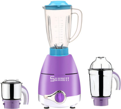 

Sunmeet ABS Plastic LPMA17_255 1000 W Juicer Mixer Grinder(Lavender, 3 Jars)
