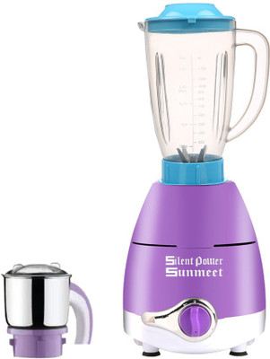 

SilentPowerSunmeet ABS Plastic LPMG17_290 1000 W Juicer Mixer Grinder(Lavender, 2 Jars)