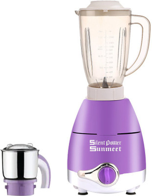

SilentPowerSunmeet ABS Plastic LPMA17_377 750 W Juicer Mixer Grinder(Lavender, 2 Jars)