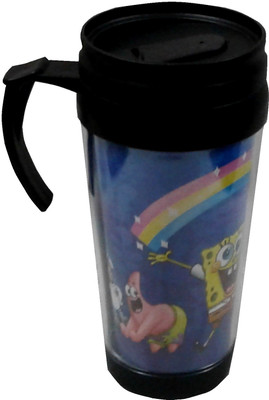 

Kids Mandi Coffee With Sipper Lid (Sponge Bob) Plastic Mug(350 ml), Blue
