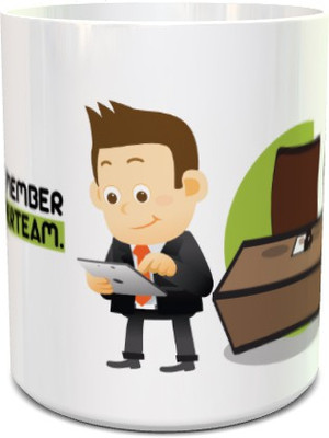 

Hueslab Corporate Awards Proud Member of Superteam for Boy Bone China Mug(328 ml), Multicolor