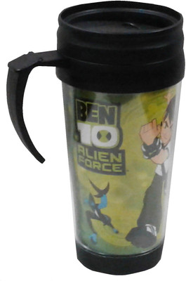 

Kids Mandi Coffee With Sipper Lid (Ben 10) Plastic Mug(350 ml), Green