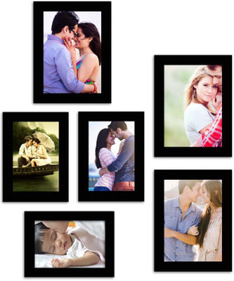 

MakeHomeHappy MDF Photo Frame(Black, 6 Photos)
