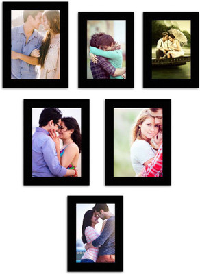 

MakeHomeHappy MDF Photo Frame(Black, 6 Photos)