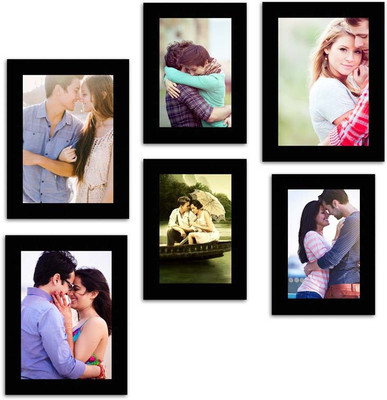 

MakeHomeHappy MDF Photo Frame(Black, 6 Photos)