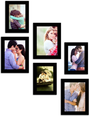 

MakeHomeHappy MDF Photo Frame(Black, 6 Photos)