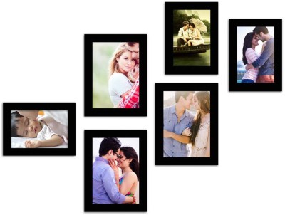 

MakeHomeHappy MDF Photo Frame(Black, 6 Photos)