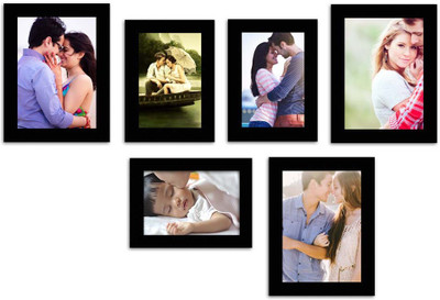 

MakeHomeHappy MDF Photo Frame(Black, 6 Photos)