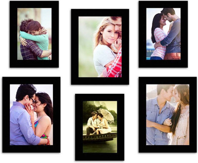 

MakeHomeHappy MDF Photo Frame(Black, 6 Photos)