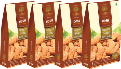 

Oosh Roasted Salted Almond Kernels 1 kg ( Pack of 4- 250g each) Almonds(1000 g, Box)