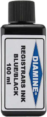 DIAMINE BLUE BLACK 100 ML (REGISTRAR INK ) Ink Bottle(Ink Color - Black, Blue)