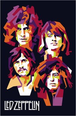 

Led Zeppelin Illustration Poster Paper Print(18 inch X 12 inch)