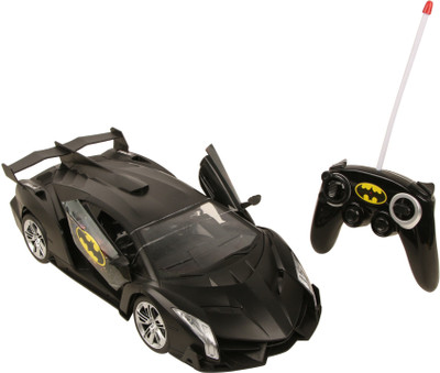 

Montez Super Hero Batmobile Auto Remote Control Car with open Door(Black)