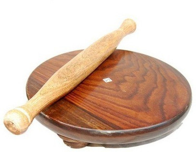 

A. S Wood Rolling Pin & Board(Pack of 2)