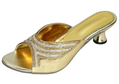 

Footshez Women Gold Heels
