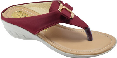 

Khadim's Women Maroon/Red Wedges