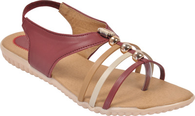 

With The Fashion Women CHERRY Flats