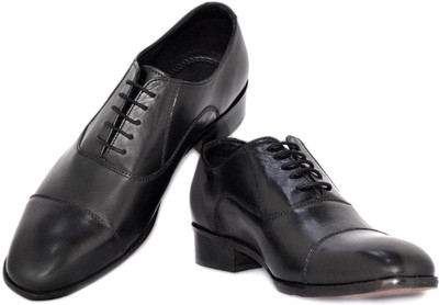 

Alberto Calza Genuine Leather Oxford Lace Up For Men(Black