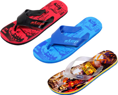 

Indistar Flip Flops, Yellow printed:printed blue::printed red