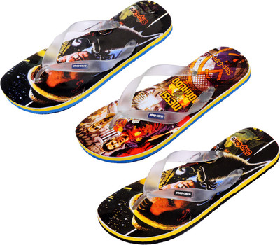 

Indistar Flip Flops, Printed blk:printed black::yellow printed