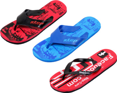 

Indistar Flip Flops, Printed red:printed blue::printed red
