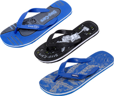 

Indistar Flip Flops, Printed blue:blue/grey::black