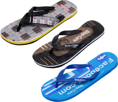 

Indistar Flip Flops, Fb blue:white check::brown