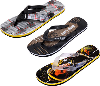 

Indistar Flip Flops, Printed blk:white check::brown