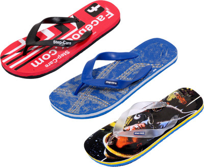 

Indistar Flip Flops, Printed black:printed red::printed blue