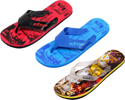 

Indistar Flip Flops, Printed yellow:printed blue::printed red