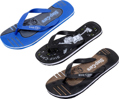 

Indistar Flip Flops, Brown:blue/grey::black