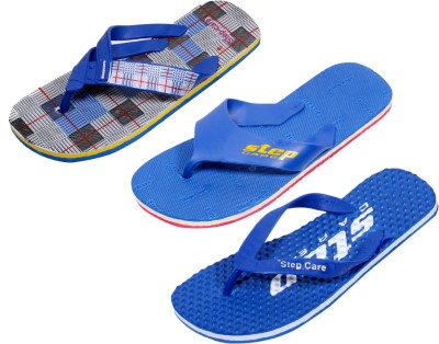 

Indistar Flip Flops, Dotted blue:blue step::blue check