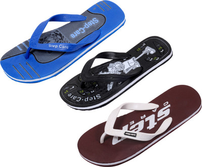 

Indistar Flip Flops, Brown step:blue/grey::black