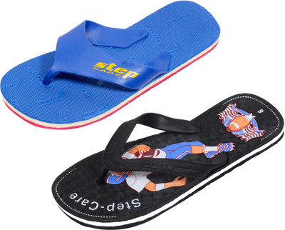 

Indistar Flip Flops, Blue step::black