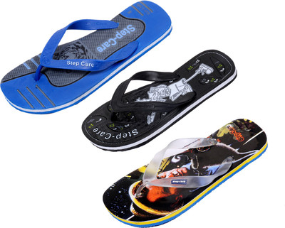 

Indistar Flip Flops, Printed black:blue/grey::black