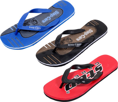 

Indistar Flip Flops, Red:brown::blue/grey